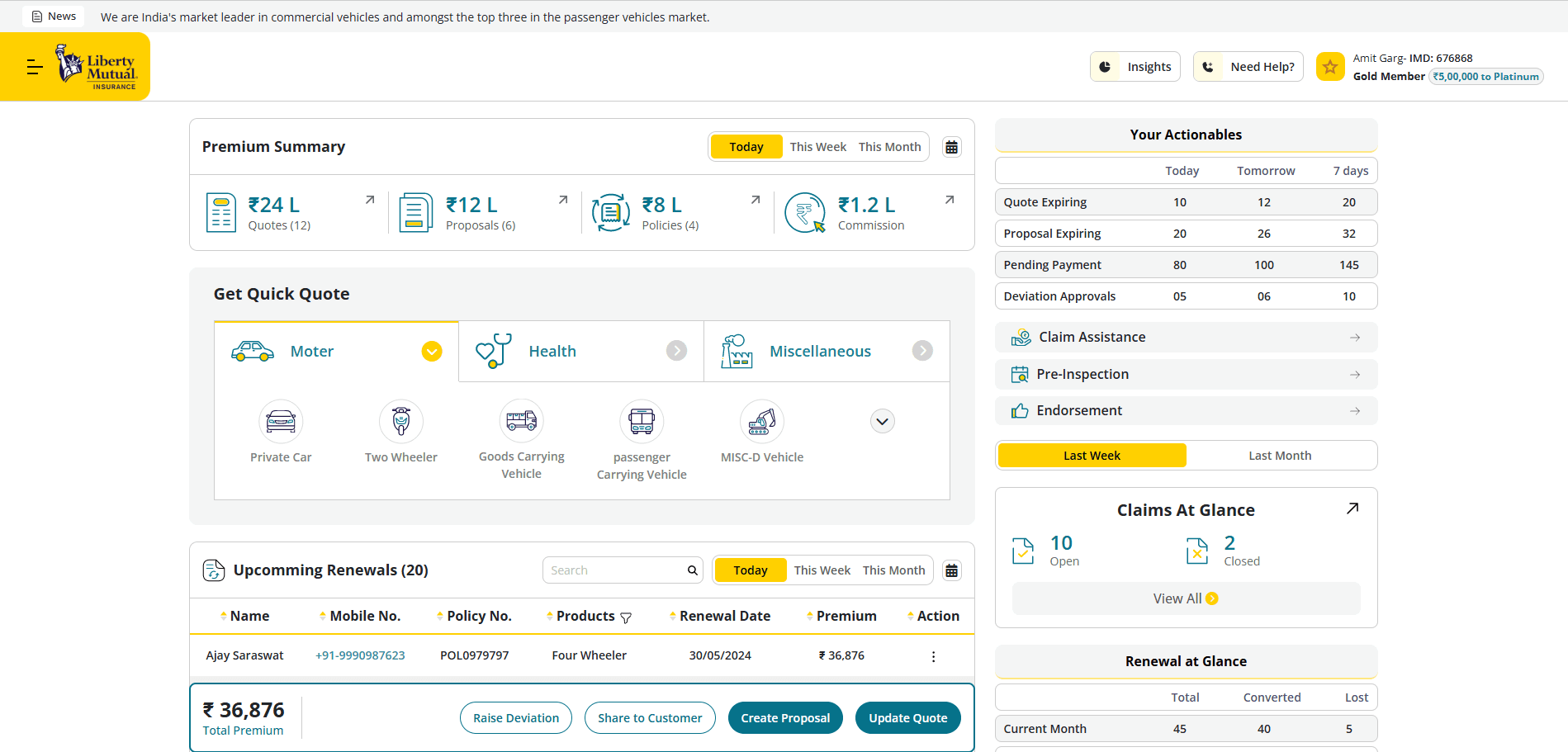 Liberty Mutual Insurance Portal